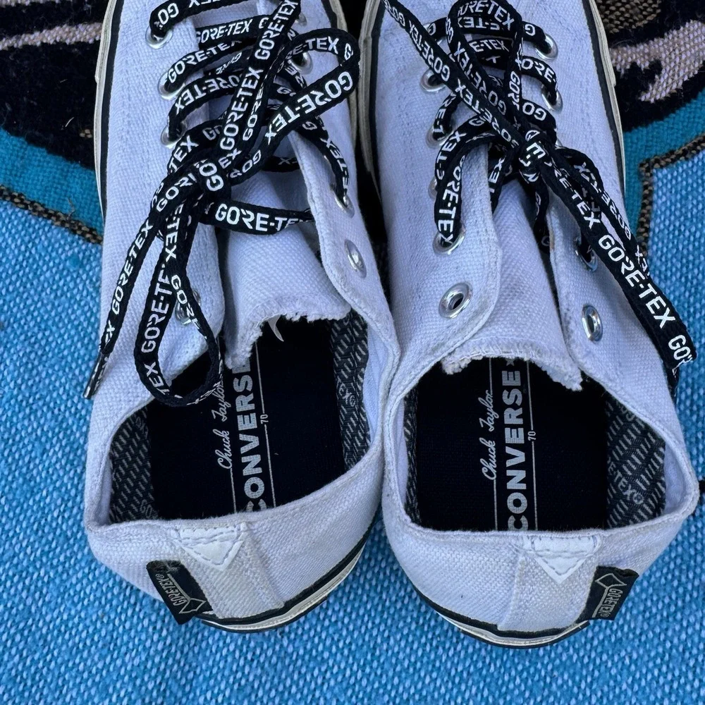 Size M6.5/W8.5 - Converse Chuck 70 Gore-Tex Sneakers Mens Gray Shoes Low Top - Picture 3 of 7
